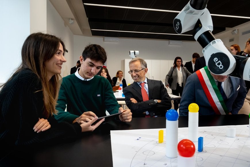 Comau’s Robotics And Advanced Technologies For The “E.Do Learning Center”, The Educational Project Launched By Ferrari To Support New Generations Of Students In The Local Community 